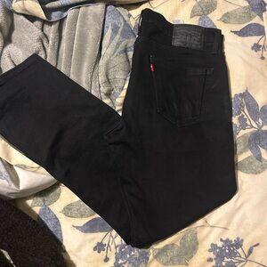 Levi's Black Skinny Jeans with Iconic Red Tag